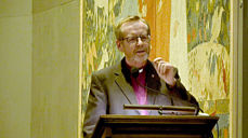 - Den kristne arven er til stede over alt, og derfor er den så vanskelig å få øye på, sa biskop Halvor Nordhaug i sitt foredrag.