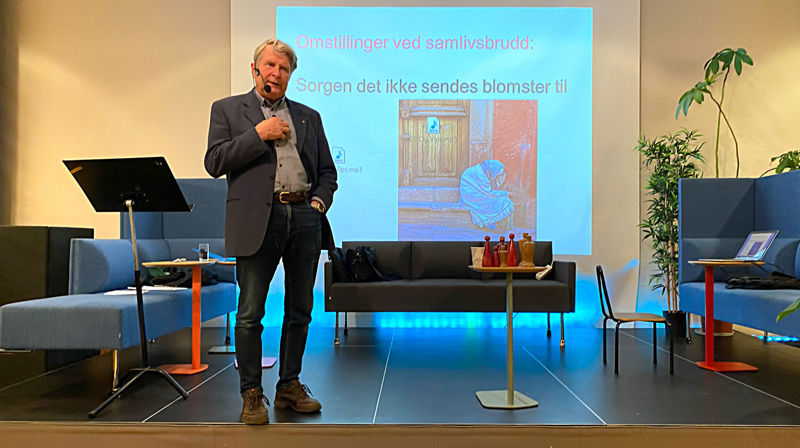 Stein Hardeng delte erfaringar frå sorggrupper etter skilsmisser.