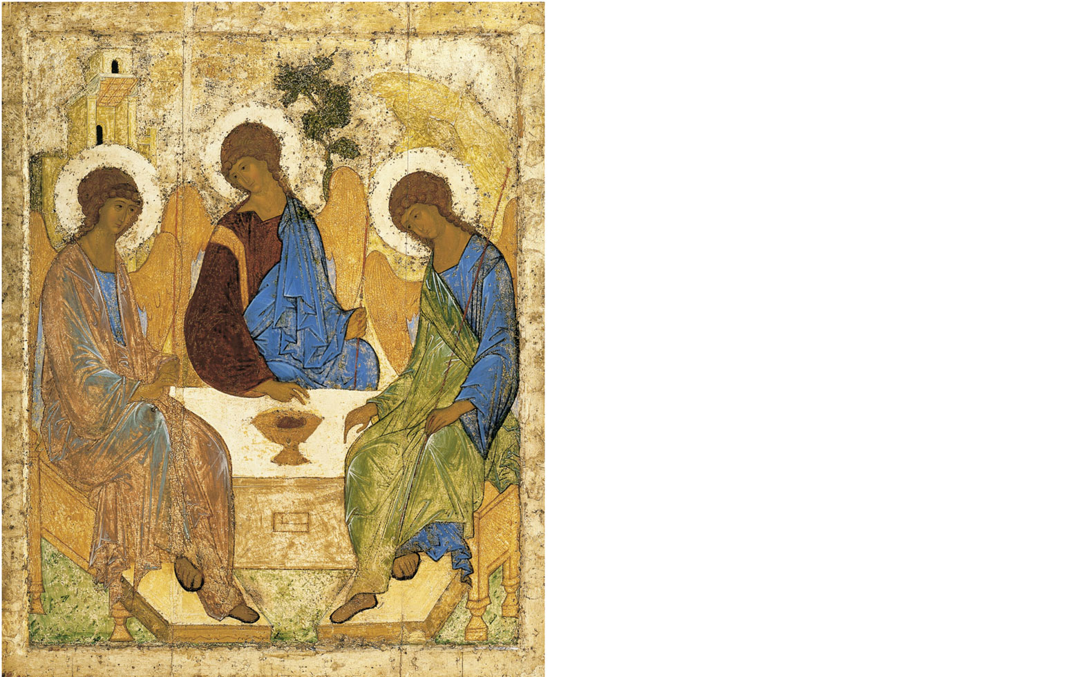 Ikonet Treeininga av Rubljov