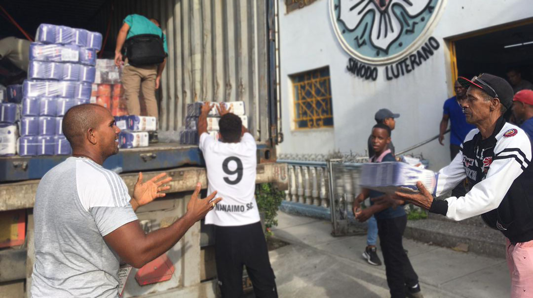 Hjelpesendinga frå Noreg er framme på Cuba.