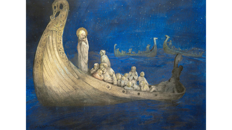 Gøsta af Geijerstam: Frå serien "Den hellige Sunniva". © Gøsta af Geijerstam / BONO 2011