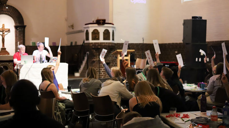 Frå ungdomstinget i 2024. Foto: Vilde Marie Skjæveland