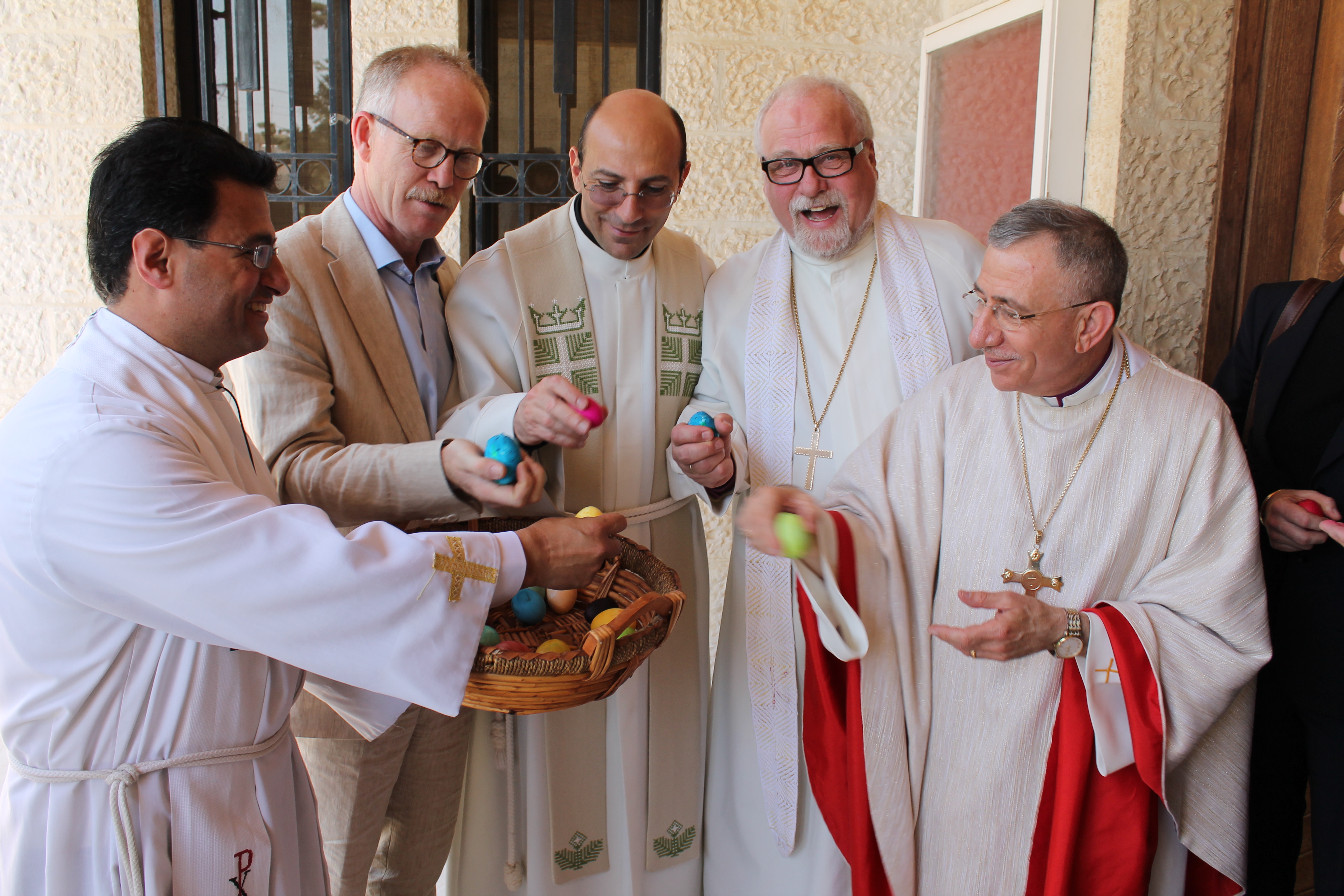 Fra påskefeiringen i den lutherske menigheten i Amman i Jordan, mai 2013. 