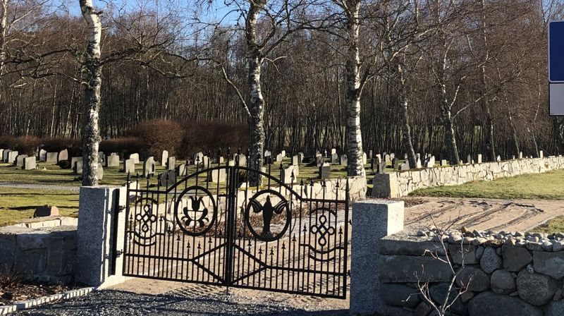 Midtporten på Idd kirkegård. Foto: Jan Ivar Andreassen