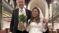 I domkirken sa Nohemy Menco Garzon og Jan Wilfred Samuelsen ja til hverandre