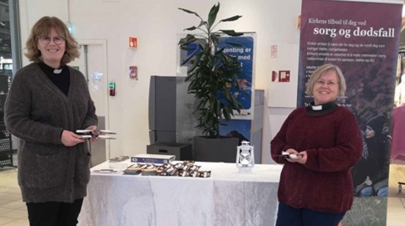 Lysutdeling på Rygge storsenter i 2024