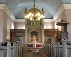 Interiør i Østre Fredrikstad kirke (FOTO: Borg bispedømmekontor)