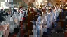 Fra visitasgudstjeneste i Rolvsøy kirke