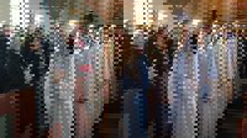 Fra visitasgudstjeneste i Rolvsøy kirke