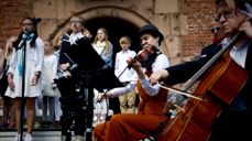 Fra 2.pinsedagsgudstjenesten på Oscarsborg i 2019.