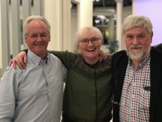 Glade medlemmer i Gressvik menighetsråd; Tom Olsen, Hilde Aarthun Hasselgård og Trond Tukkensæther.