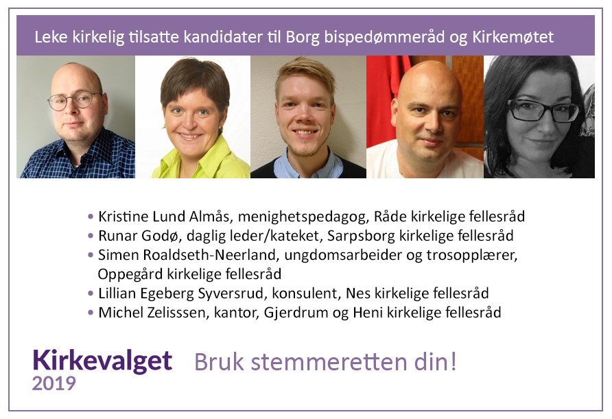 Leke kirkelige tilsatte kandidater til nytt bispedømmeråd