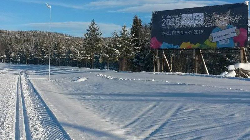 Fra skistadion på Lillehammer. Foto: Ann Iren Linnerud