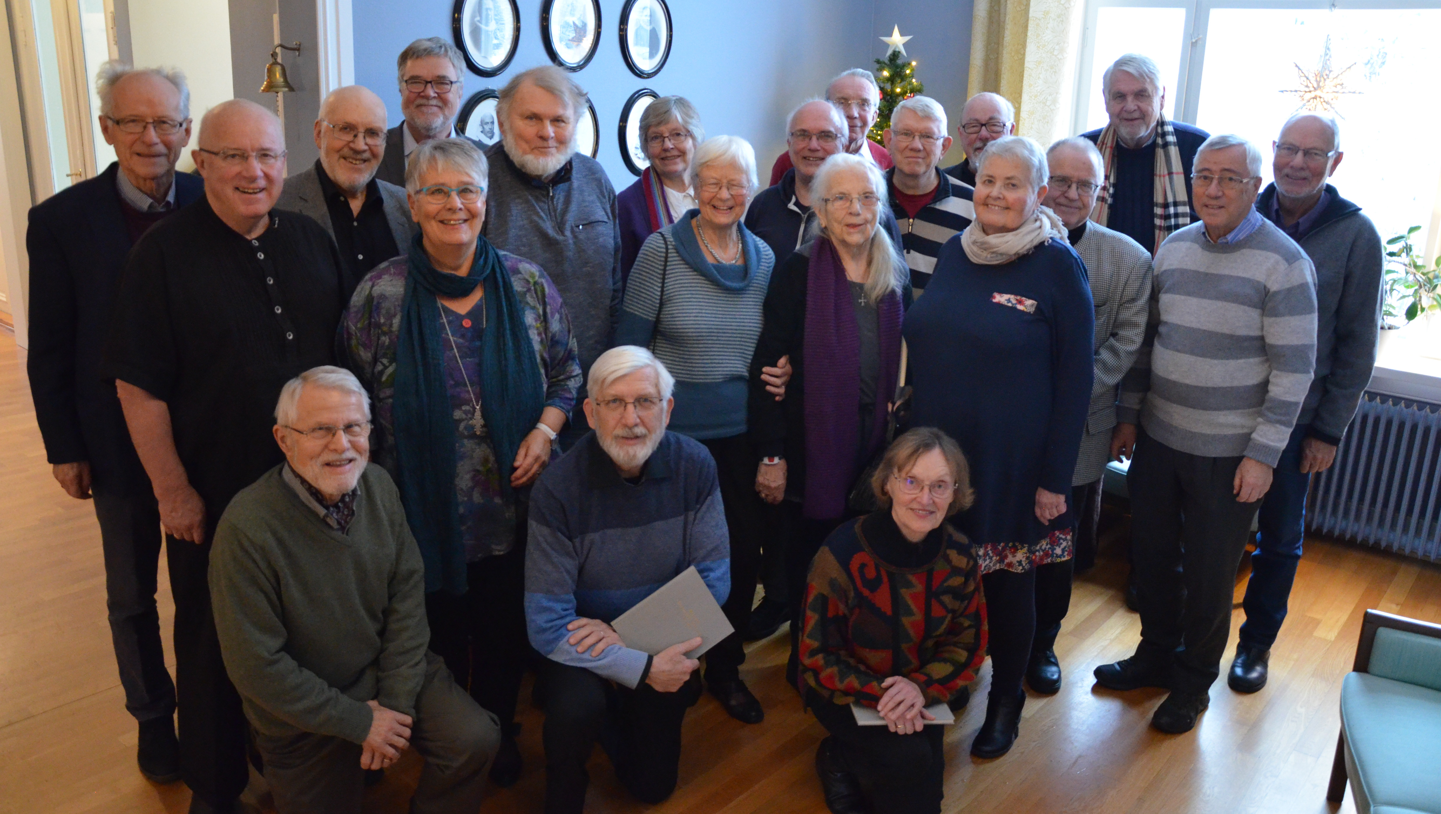 Det ble et hyggelig gjensyn med tidligere kolleger i bispegården på Hamar. Foto: LTB