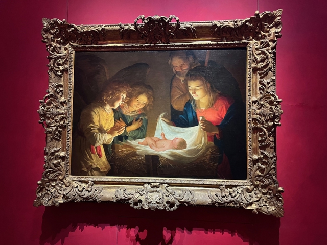 "Adoration of the Child" av Gerrit van Honthorst. Avfotografert fra Uffizigalleriet i Firenze. Foto: Hamar bispedømmeråd