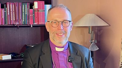 Biskop Ole Kristian Bonden appellerer til oss alle om å bygge gode samfunn og felles motstandskraft, sammen, i sin nyttårstale for 2026. Foto: Hamar bispedømmeråd..