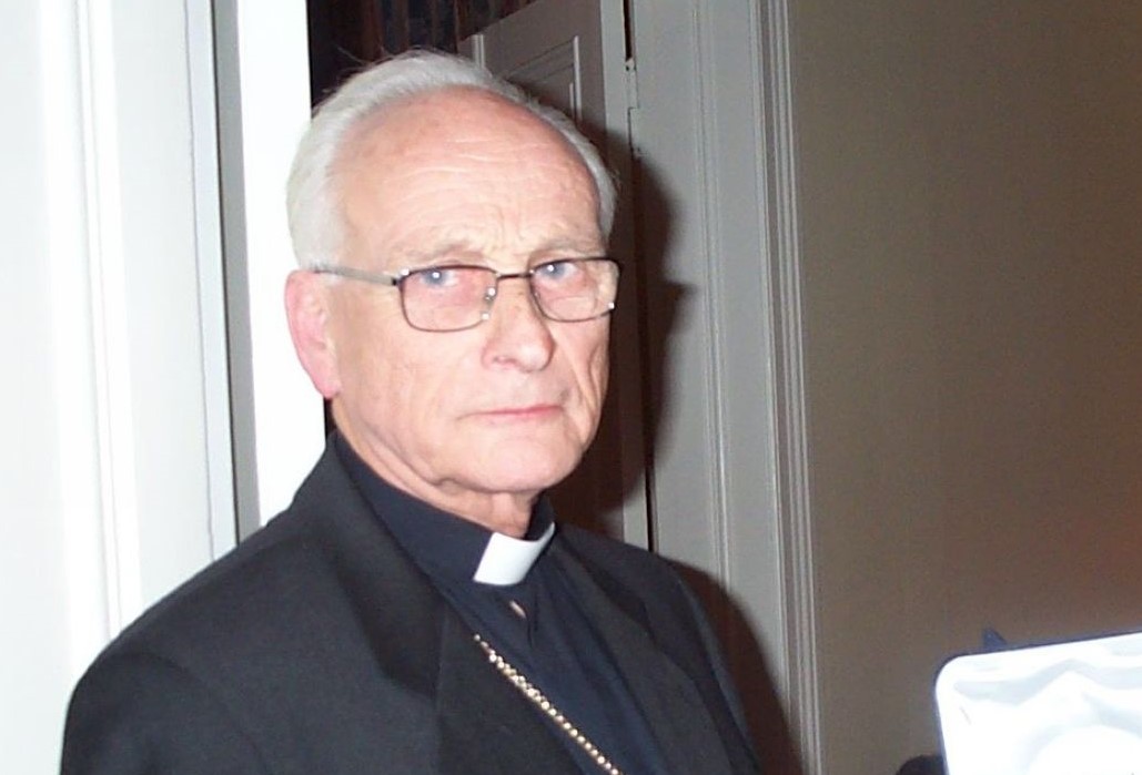 Biskop emeritus Georg Hille i forbindelse med feiringen av hans 80-årsdag i januar 2014. Foto: Hamar bispedømmeråd