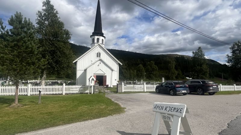 Tylldalen kirke i Nord-Østerdal er en av mange kirker som holder åpent i Hamar bispedømme. Foto: Hamar bispedømmeråd