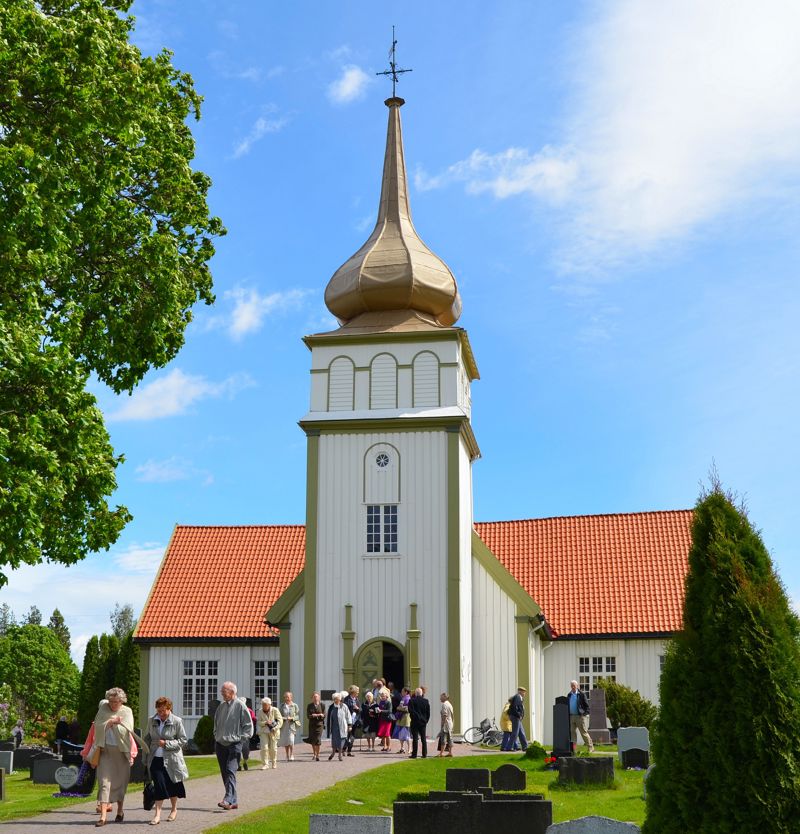 Vinger kirke fra 1697 ble anlagt i tilknytning til Kongsvinger festning. Foto: Aslaug S. Haugen