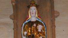 En rekonstruksjon av Balkemadonnaen er på plass i Balke kirke