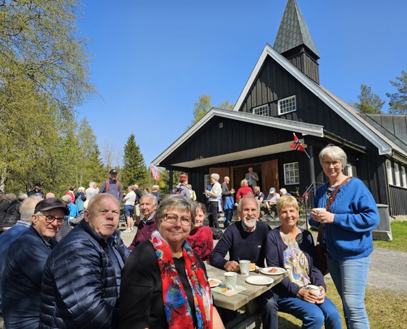 Fullt hus på Kristi himmelfartsdag i Bråstad menighet. Foto: Jens Dale