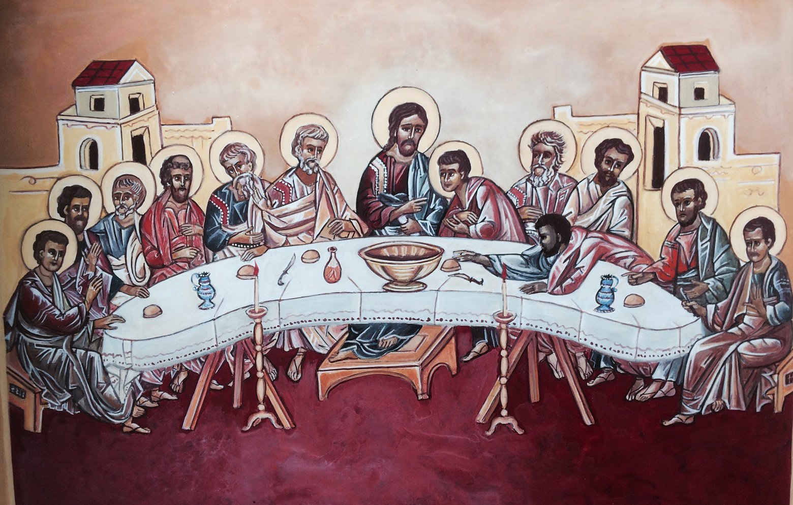 Nattverden malt av Liv Randi Vindorum