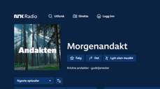 Skjermdump fra nettspilleren til NRK