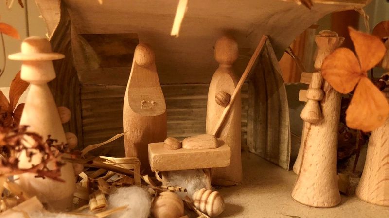 Julekrybbe fra Betlehem. Foto: Hamar bispedømmeråd