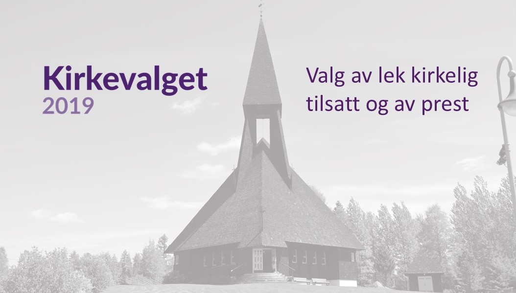 Lek kirkelige tilsatte og prester skal stemme p&#229; sine kandidater i perioden 15. juni til 9. september. Bakgrunnsbildet: Gravberget kirke. Foto: LTB