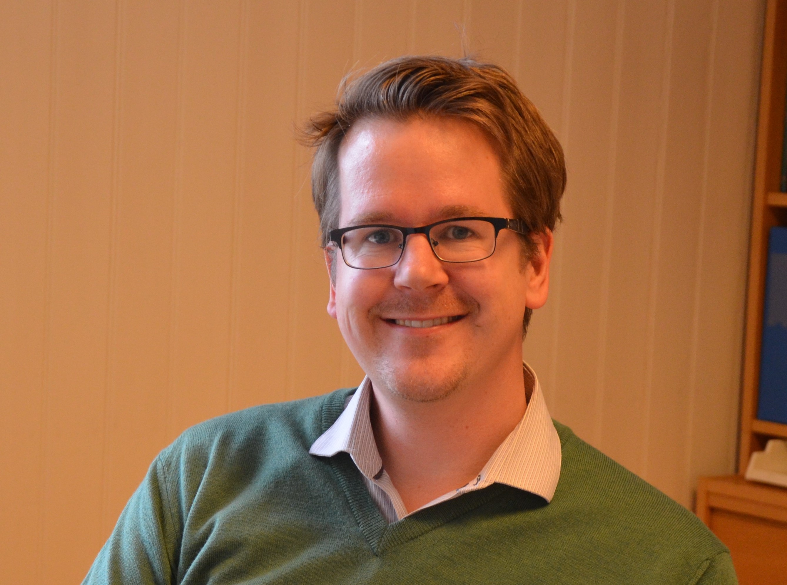 Jan Christian Kielland startet opp i jobben som kirkefagsjef ved Hamar bisped&#248;mmekontor 21. august 2017. Hva tenker han n&#229; - etter 60 dager i jobben? Foto: Liv Torhild Br&#229;then