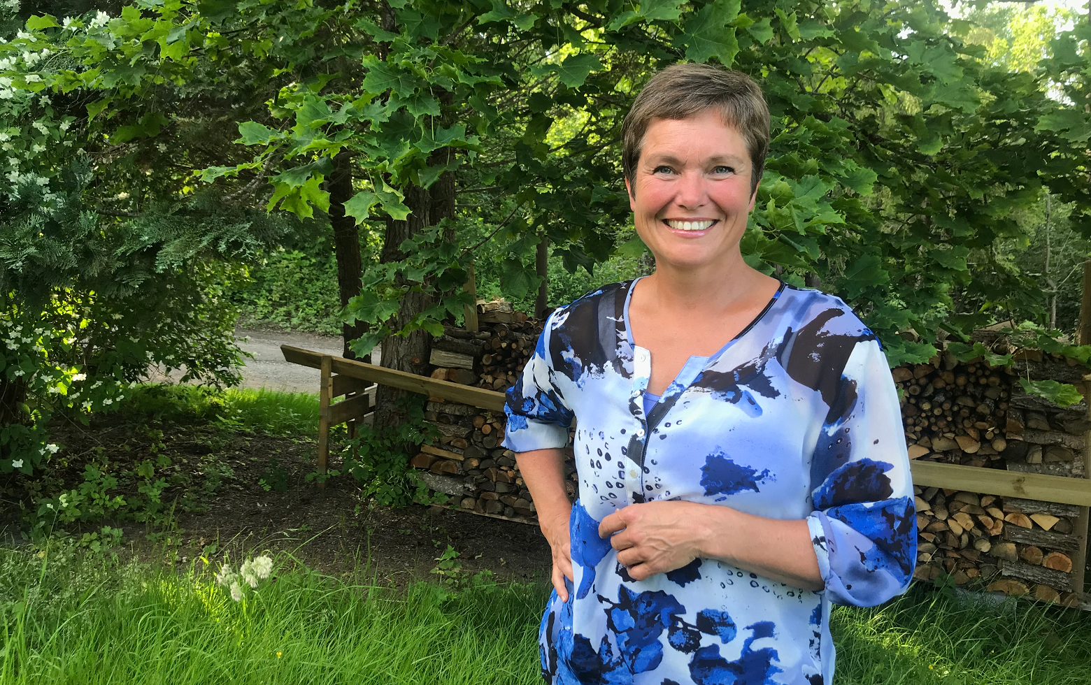 Ansatte p&#229; Hamar bisped&#248;mmekontoret ser fram til &#229; f&#229; Jorun Vang p&#229; laget. Foto: Ingvild Vang