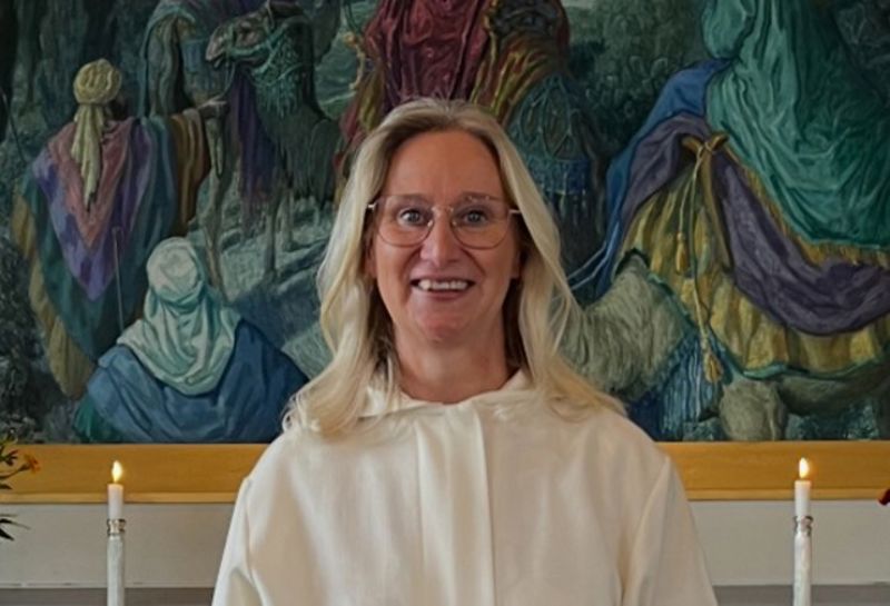 Guri Gøbel vigsles til prest i Heradsbygd kirke i september. Foto: Mette Berg Adsen
