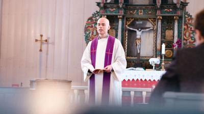 Per-Kristian Bandlien har de siste åtte årene vært sokneprest i Jessheim og Hovin. Foto: Kristoffer Eknes.