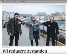 Frå venstre: Geir Sakseid, Møre bispedøme; Inger Slinning, Human-etisk forbund; Khiem Nguyen, Den katolske kyrkja. Foto: Andreas G. Hesselberg/Nytt i Uka