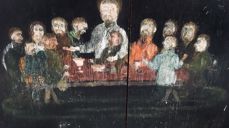 Frå altertavla i Hen kirke i Rauma.