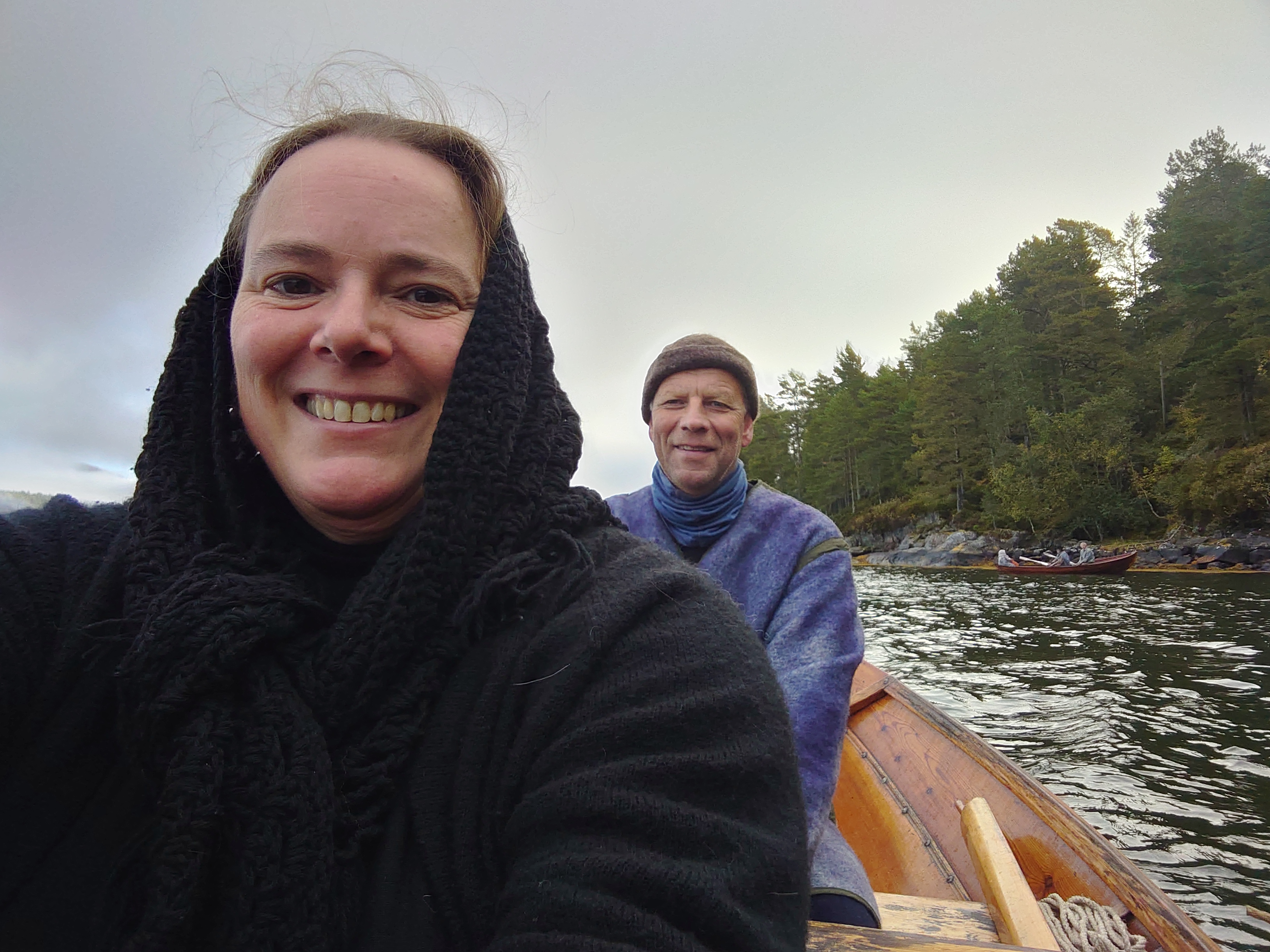 Diakon Emy Benjamins og prost Erling Nevland.
