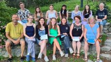 Budapestkoret og ledere samlet i Lillafûred, en idyllisk landsby utenfor storbyen Miskolc. Foto: Privat