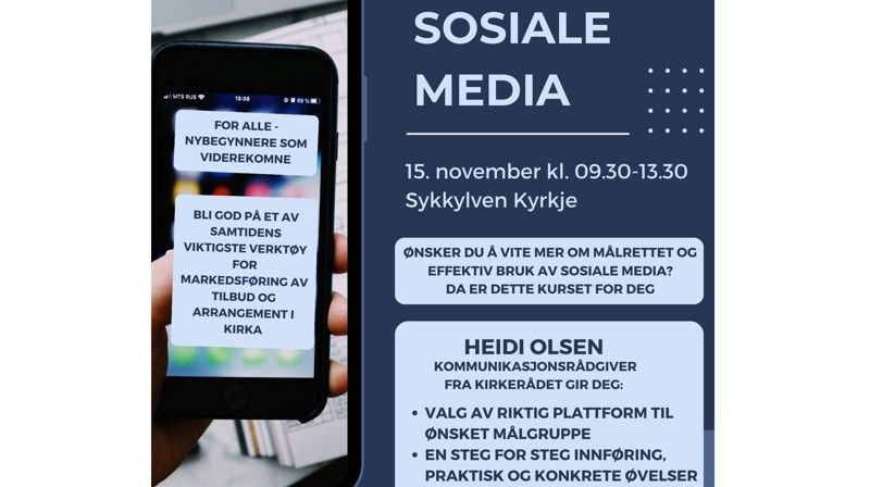 Kurs i sosiale medier