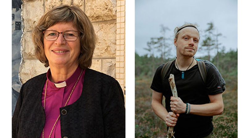 Både biskop Midttømme og artisten Moddi blir å finne på Rosvoll prestegard på Smøla 20. september.