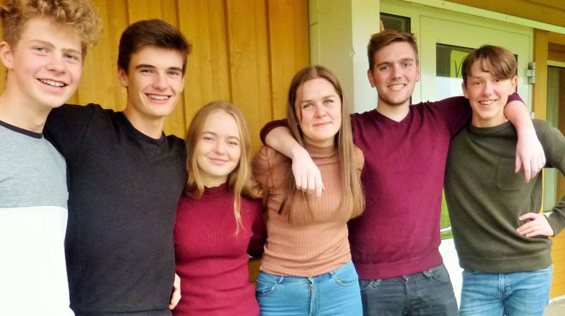 Ungdomsrådet hadde møte i september. Ifrå venstre: Olai Eide Stavseng, Iver Fiskaa Ødegård, Ylva Elisabeth Bjørnes, Tordis Kanutte Frisvoll, Jonathan Risung, Øystein Grimstad Thormodsæter