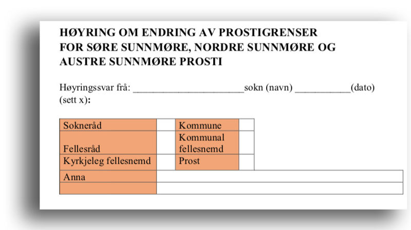 Møre endrar prostigrensene