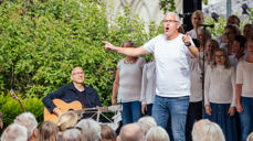 Leif Ingvald Skaug er på scenen med gospel og allsang hver dag under Olavsfest