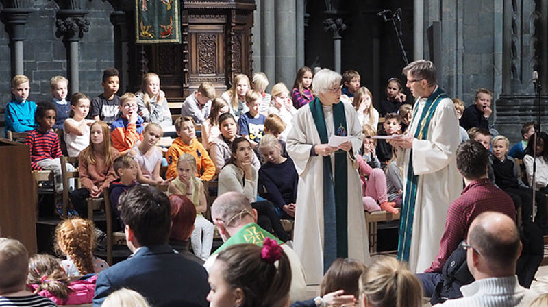 FN-dagen ble feiret med fredsgudstjeneste i Nidarosdomen