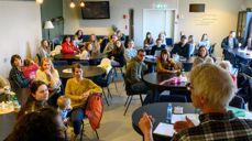 Diakonmedarbeider Elisabeth Dios samarbeider med kommunen og frivillige organisasjoner for å kunne hjelpe de ukrainske flyktningene på best mulig måte. Alle foto: Anders Vinje, Innherred