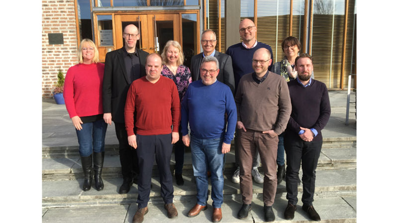 Kirkefagsjefene samlet i Erkebispegården (foto: Olav D. Svanholm)