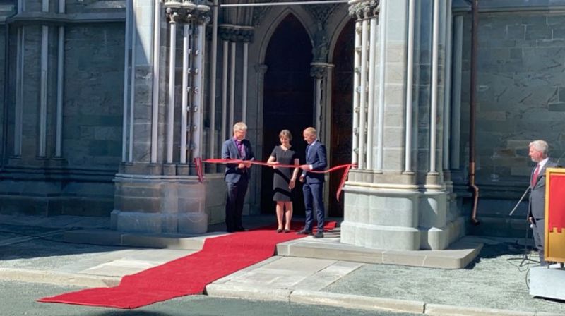 Kongeinngangen åpnet og velsignet