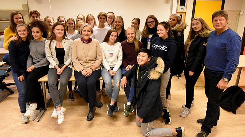 Diskuterte ledelse med KVT-elever