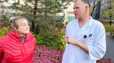 Sykehusprest Camilla Winsnes og sykehushumanist Asbjørn Fretheim. (Foto: Christina Yvonne Kalland, St. Olavs hospital)