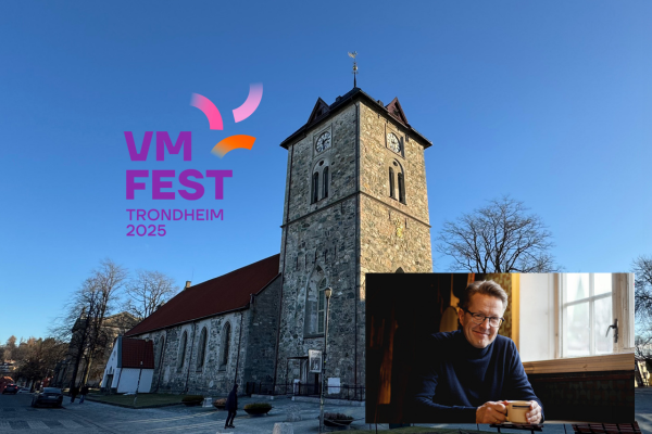 Kommunikasjonsrådgiver og formidler i Nidaros bispedømme, Magne Vik Ravndal, leder en serie med verdisamtaler i Vår Frue kirke under VM.