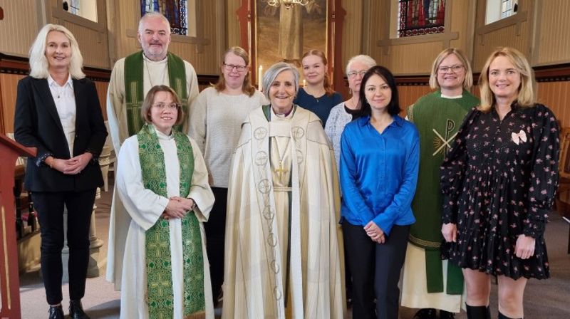 Biskop Herborg visiterte i forrige uke Stjørdal prosti.